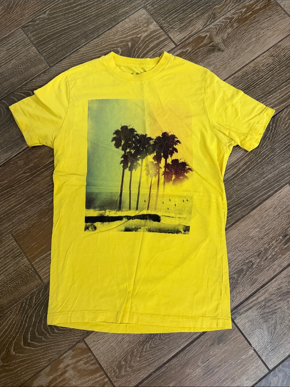 Free State Yellow Palm-Graphic Short Sleeve Tee